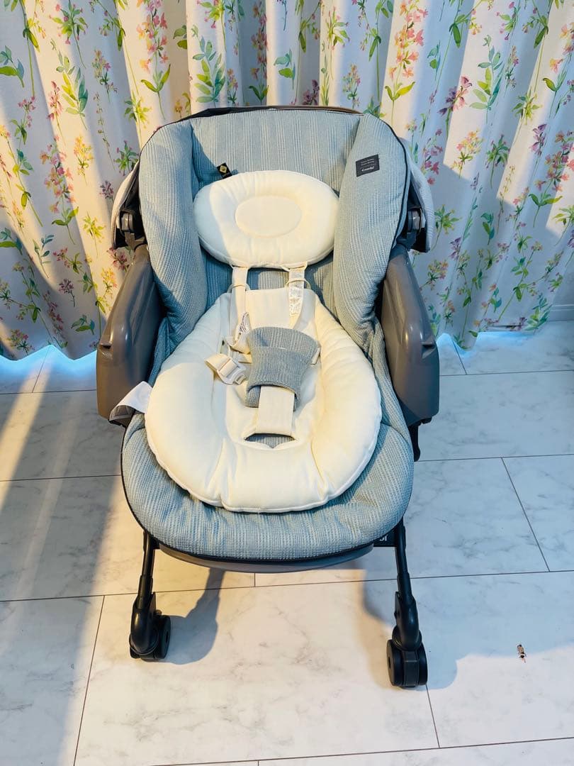 Combi ネムリラ　AUTO SWING BEDi Longミンティブルー