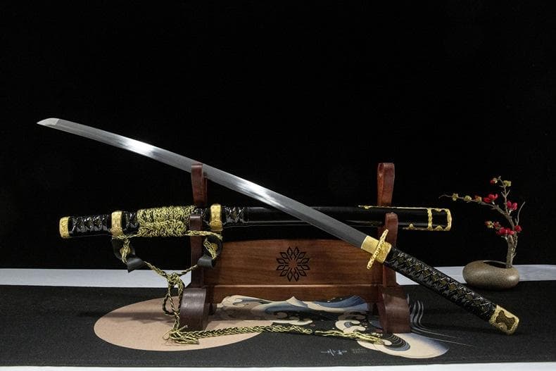 202545703 太刀 日本刀 模造刀 居合刀 武士道 武蔵 鑑賞用 手鍛造打