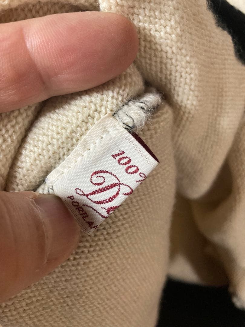 デッドストック 150着限定ラングリッツレザー ディーエン ウール セーター