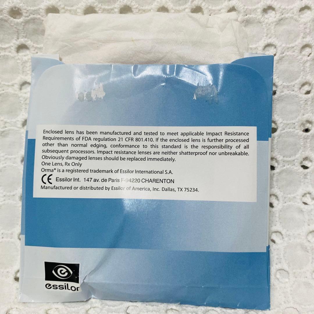 アーレンレンズ 1組 未使用 未加工 紫 パープル 特注 度なしレンズ　光過敏