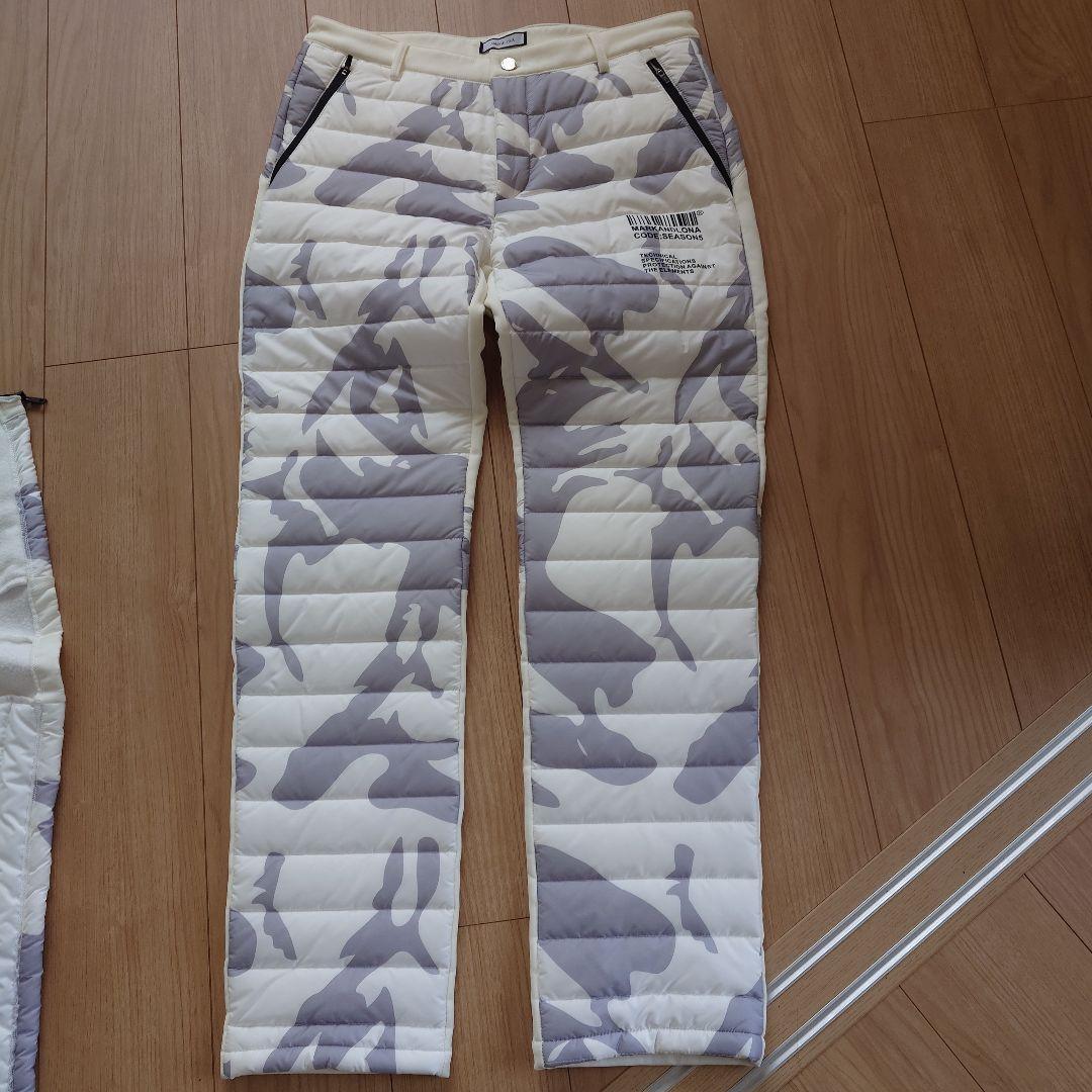 MARK＆LONA迷彩柄セットアップホワイト/グレー