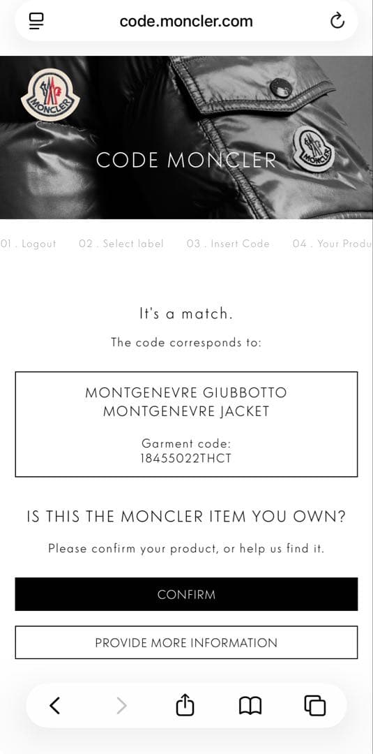 A　MONTGENEVRE ウール　ダウンジャケット　ブラック　黒