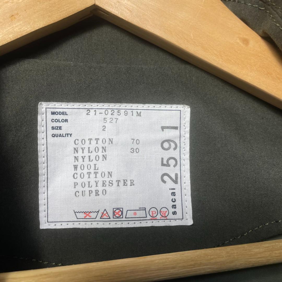 sacai サカイ　MA1ドッキング　ミリタリー　コート
