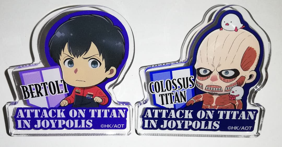 進撃の巨人 ベルトルト アクリルクリップ セット ジョイポリス