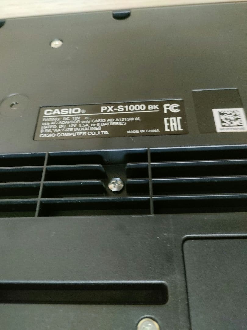 美品　カシオ　電子ピアノ　PX-S1000 2019年製　88鍵盤　ペダル付き