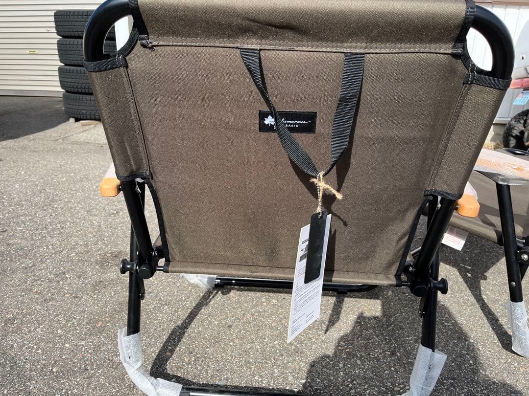 定価¥45000 ロゴスベーシックチェアーカバーセットキャンプカーキベージュ美品