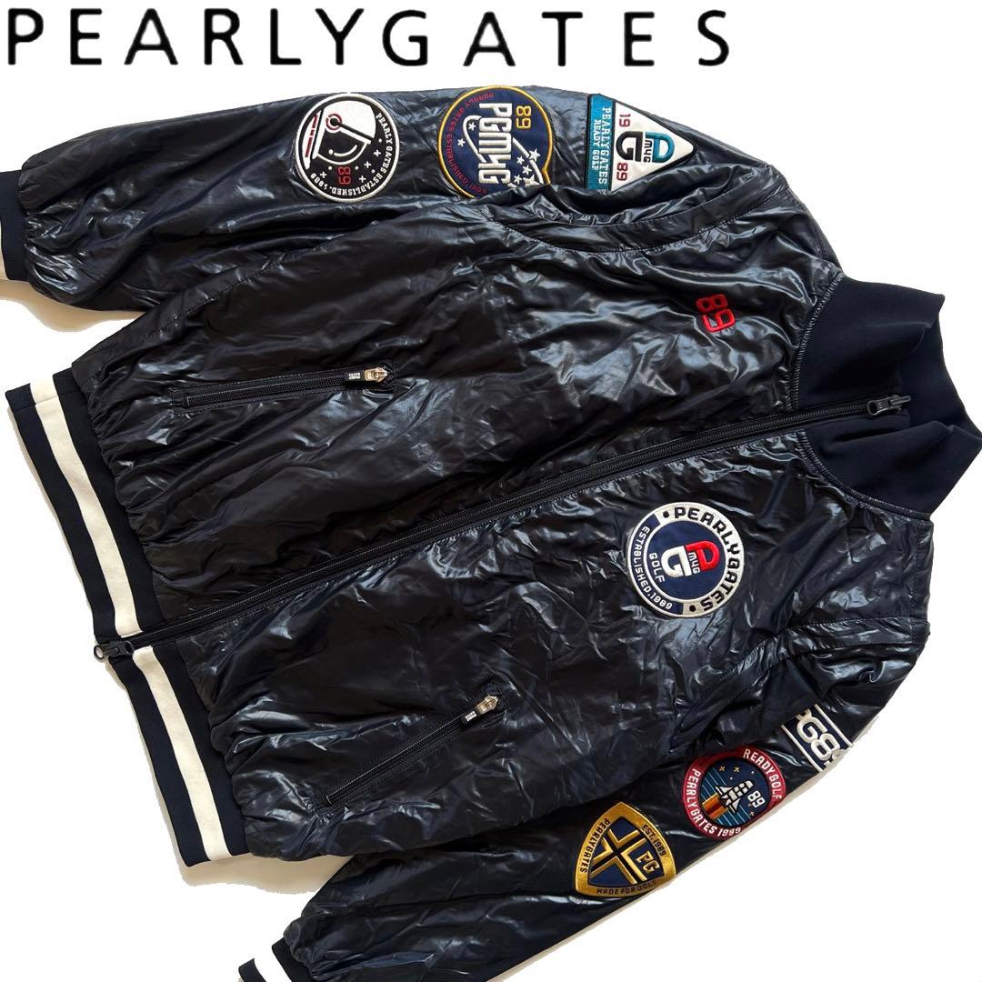 パーリーゲイツ　中綿入り　ダウンジャケット　リバーシブル 4way レディース