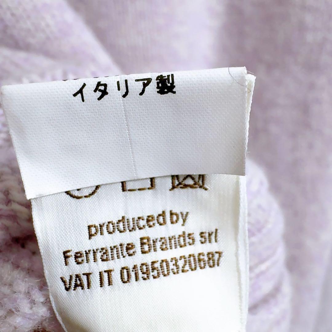 ま*ん様 FILIPPO DE LAURENTIIS✨ラベンダー　クルーネック