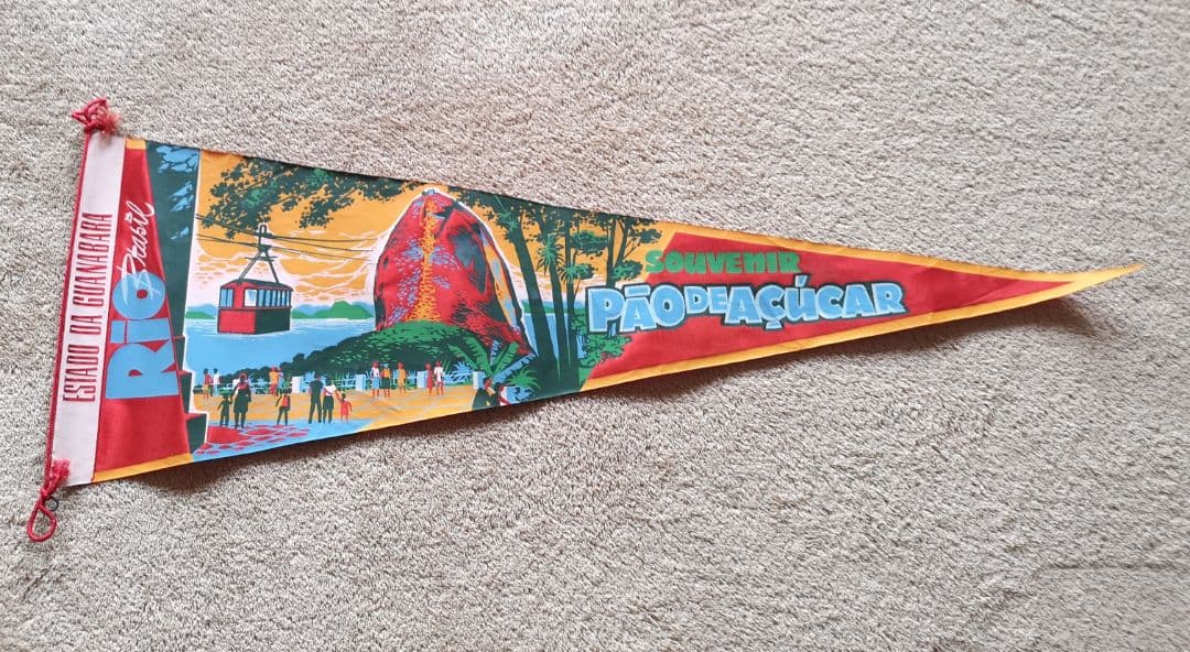 【ブラジル　1970　アンティーク】記念ペナント　21枚　まとめ売り