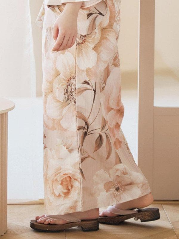 sugerくすみピンクスウィート浴衣　2点セット 新品未使用　定価16,480円