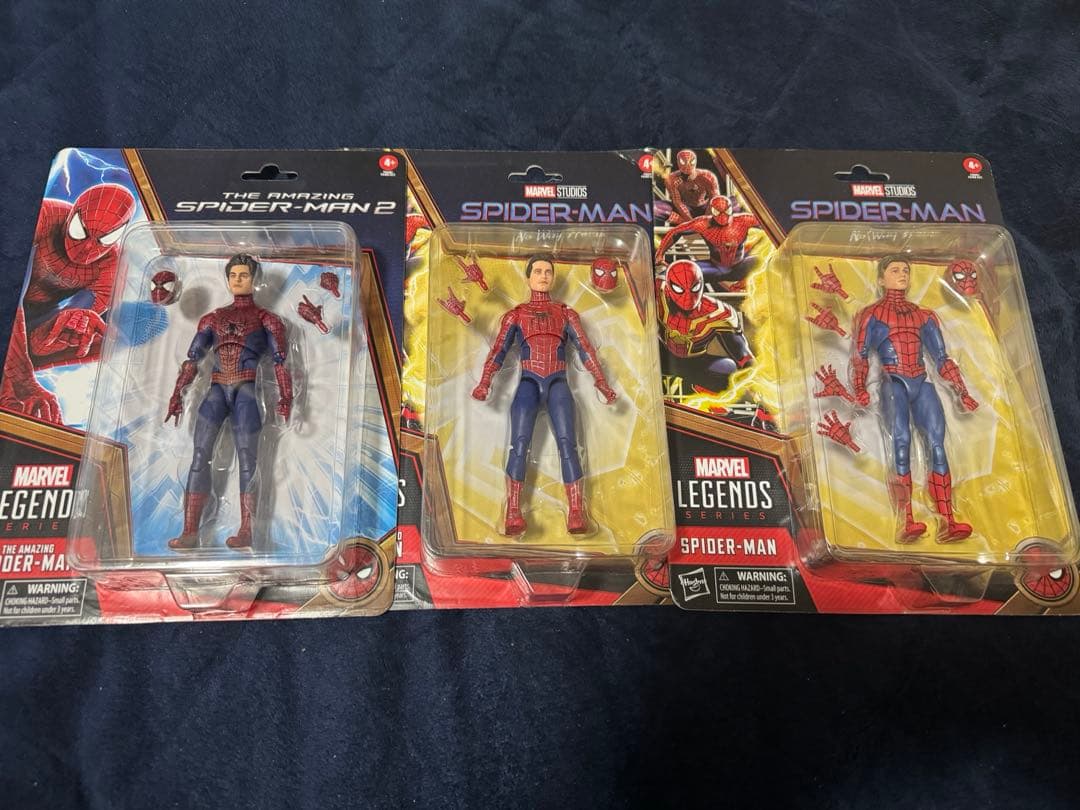 ハズブロ マーベルレジェンド スパイダーマン ノー・ウェイ・ホーム 3点まとめ