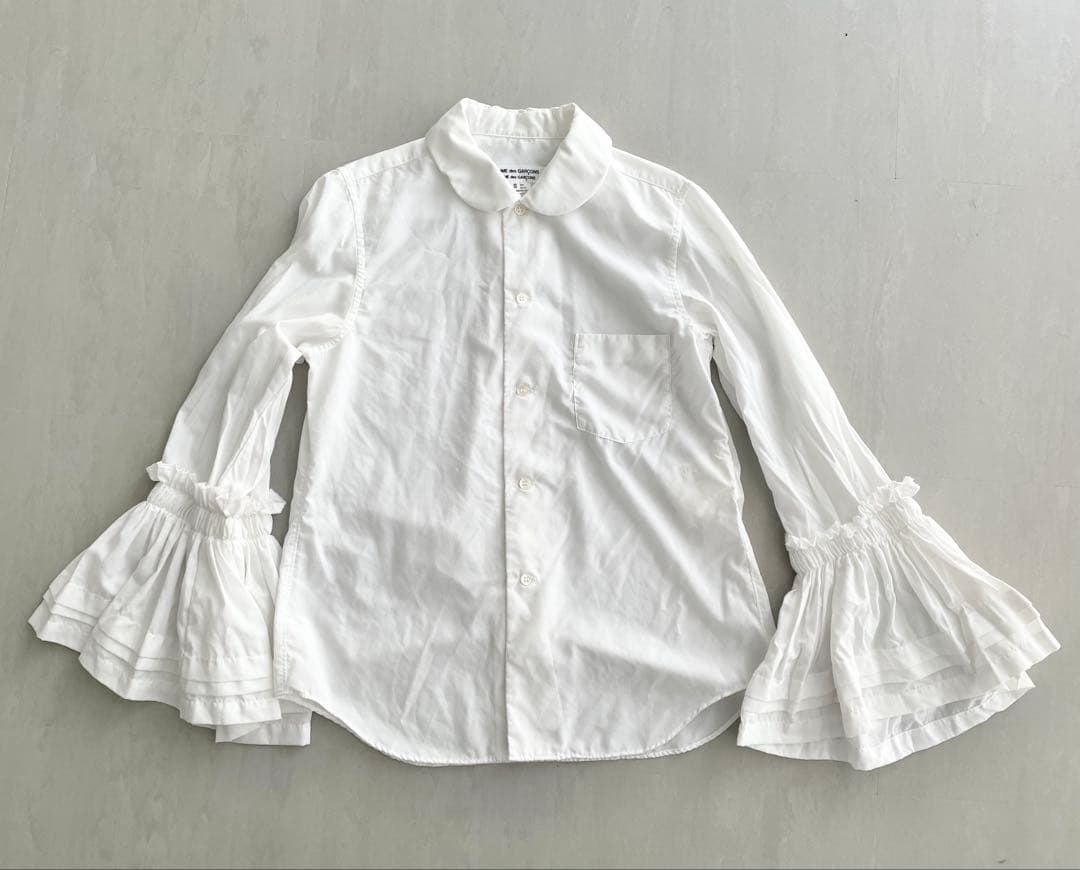 コムコム　フレアシャツ