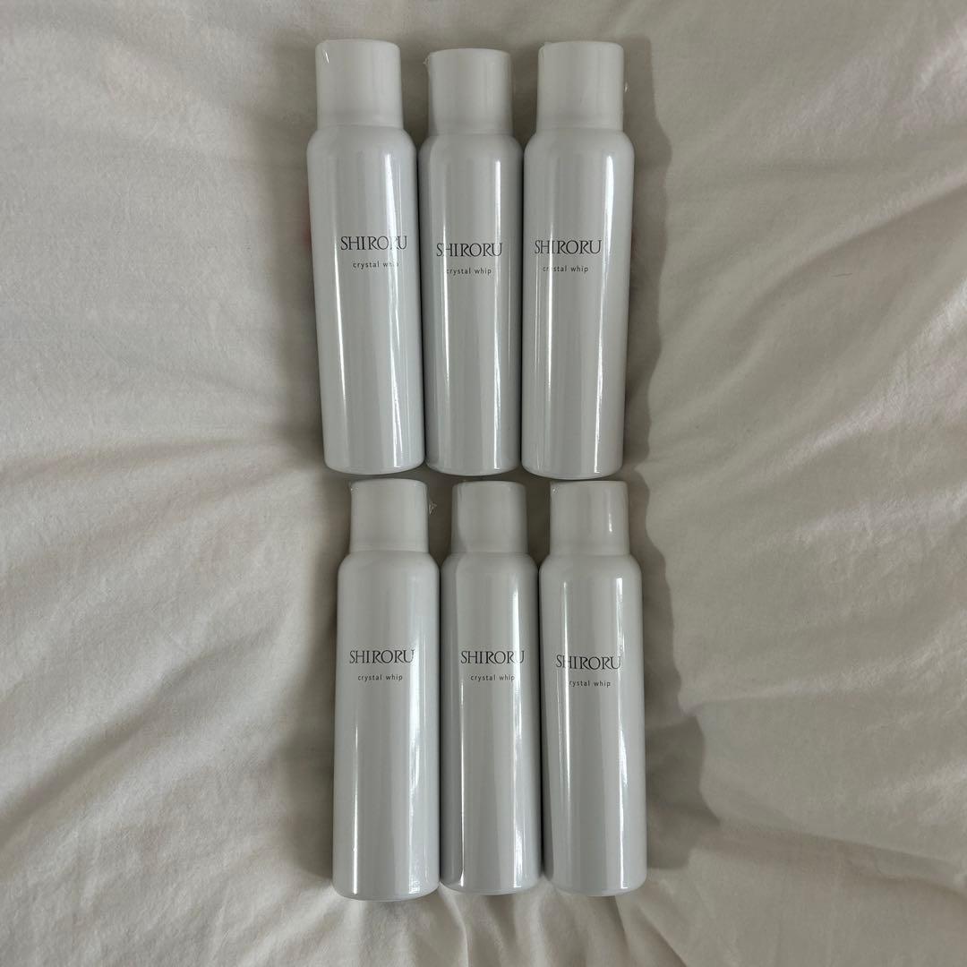 SHIRORU クリスタルホイップ（洗顔フォーム） 6本セット　新品未使用正規品