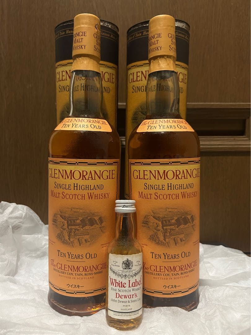 【★2/7まで！最終価格★】旧々グレンモーレンジ 10年＆旧デュワーズミニ