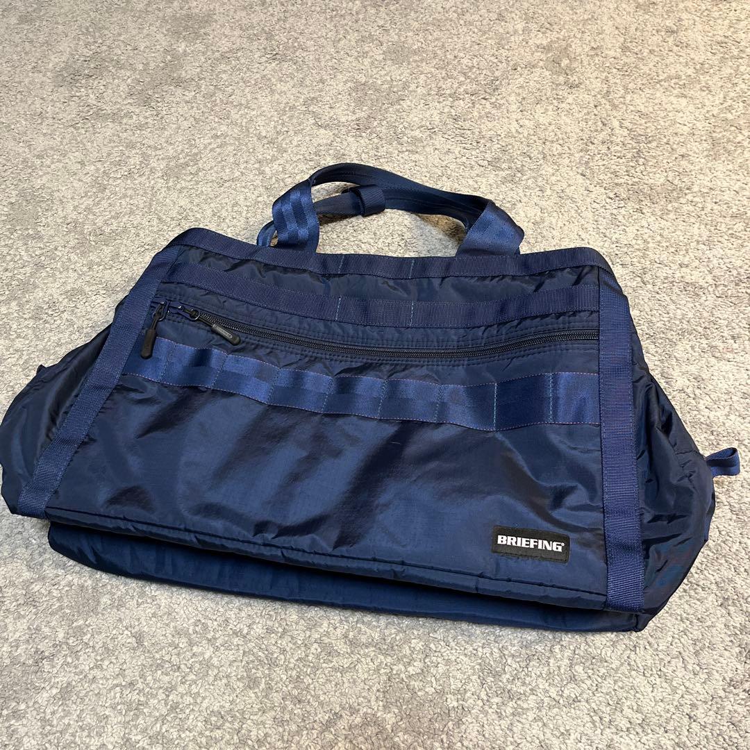 BRIEFING ネイビー ボストンバッグ