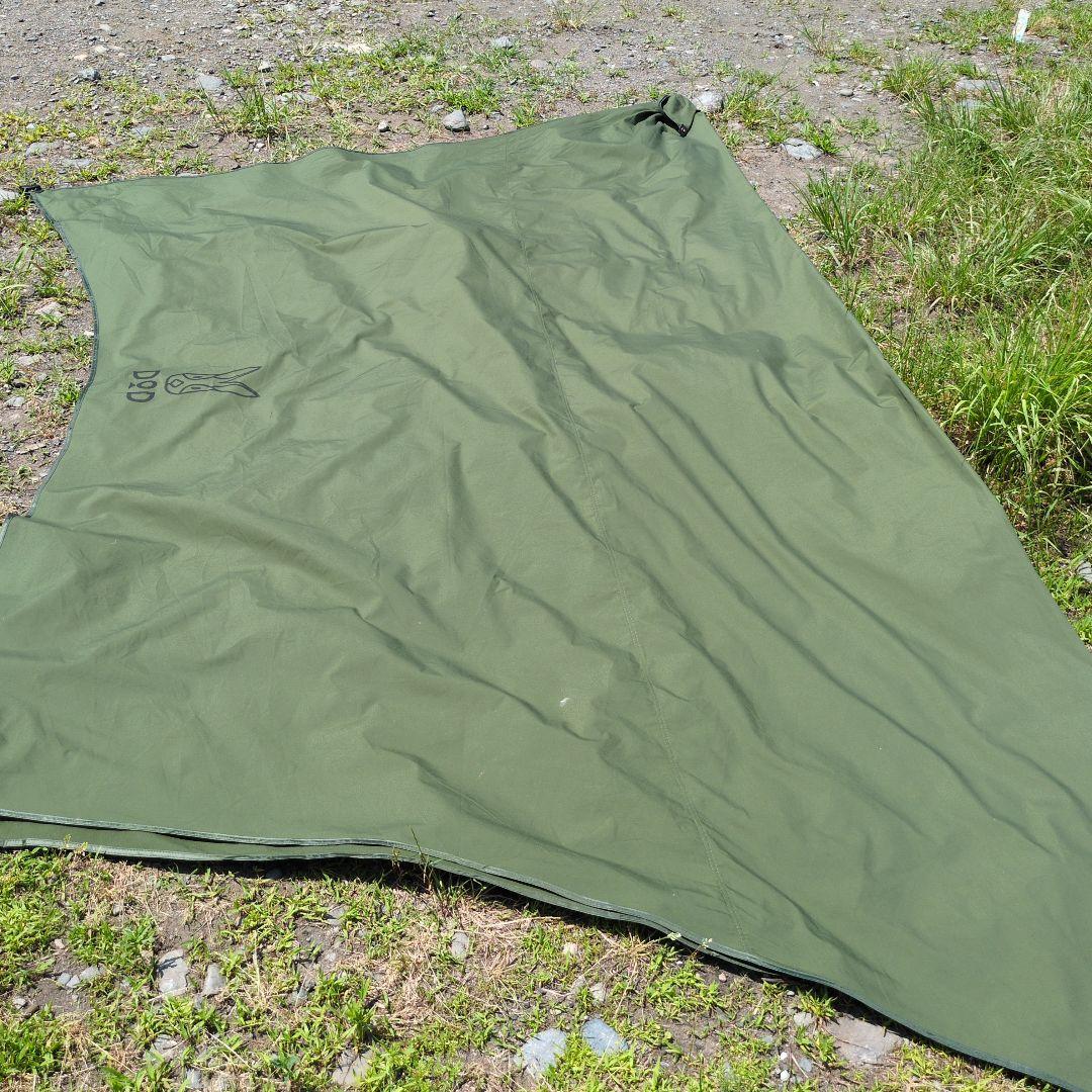 dod いつかのタープTC ポールなし　カーキ　オマケ付き