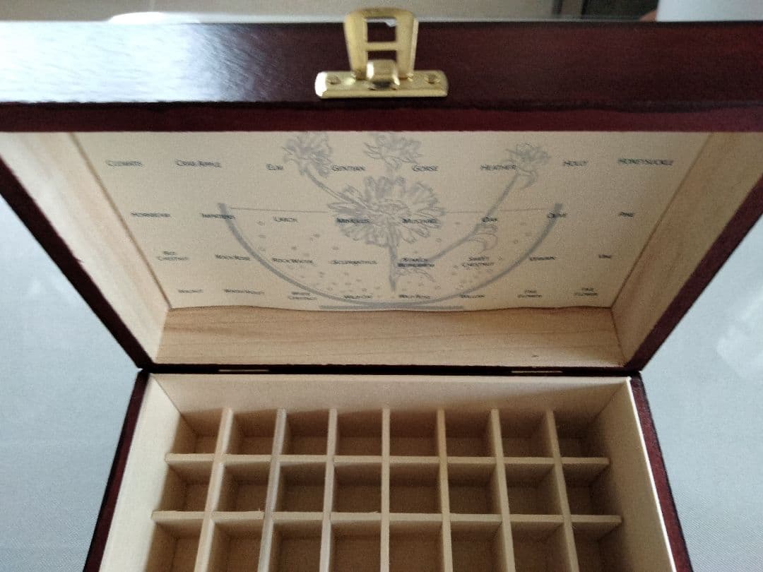 木箱■プロフェッショナル・ボックス■フラワーエッセンス収納箱■新品・未使用品