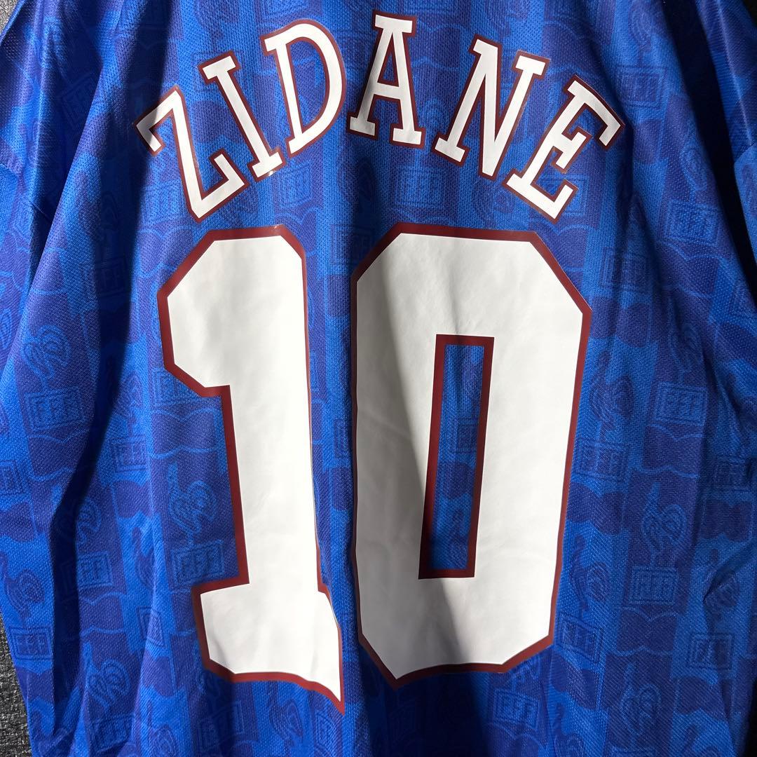 【★ジダン】 古着 adidas フランス代表 サッカー レトロ ユニフォーム