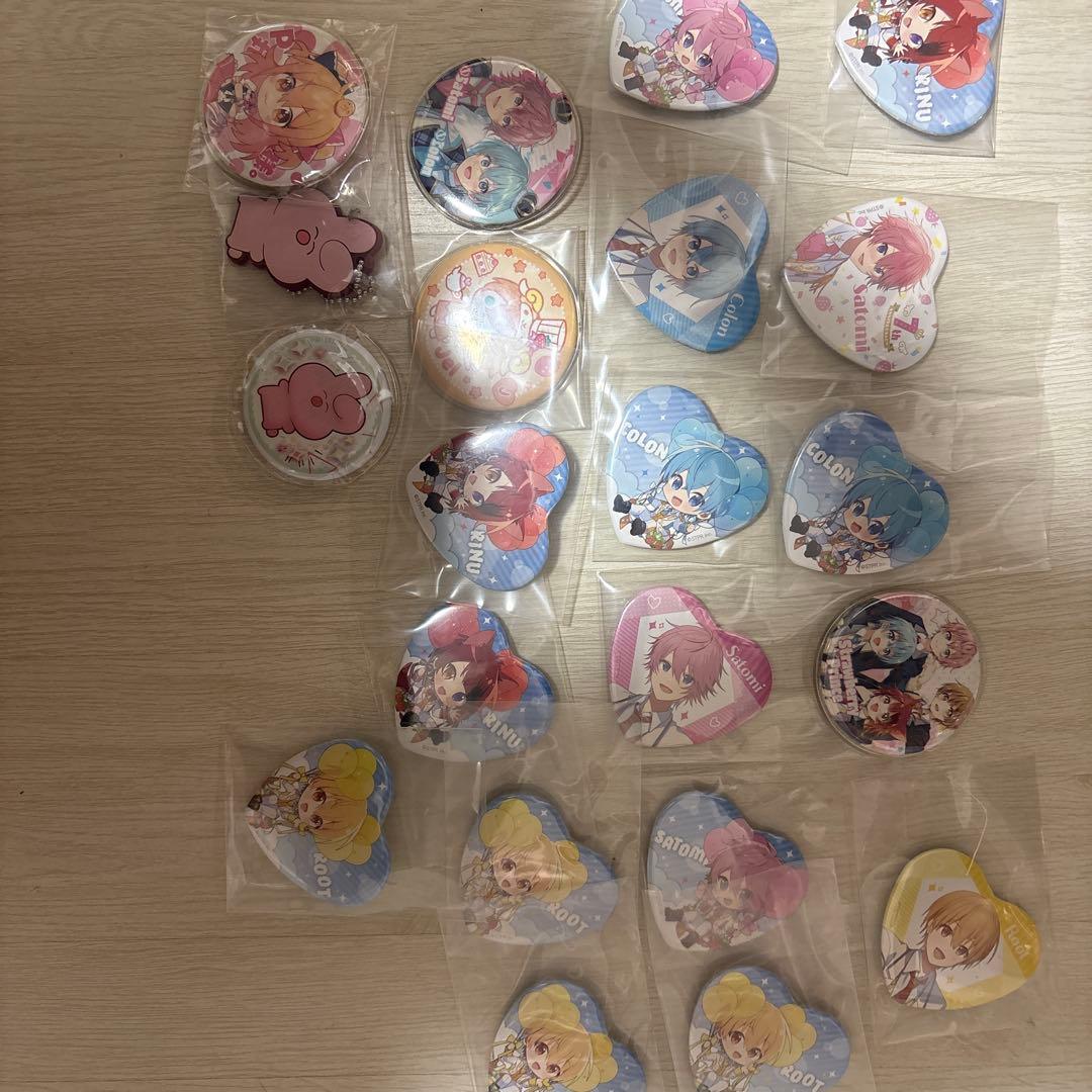 すとぷり さとみ るぅと 莉犬 ジェル ころん 缶バッジ P丸様。