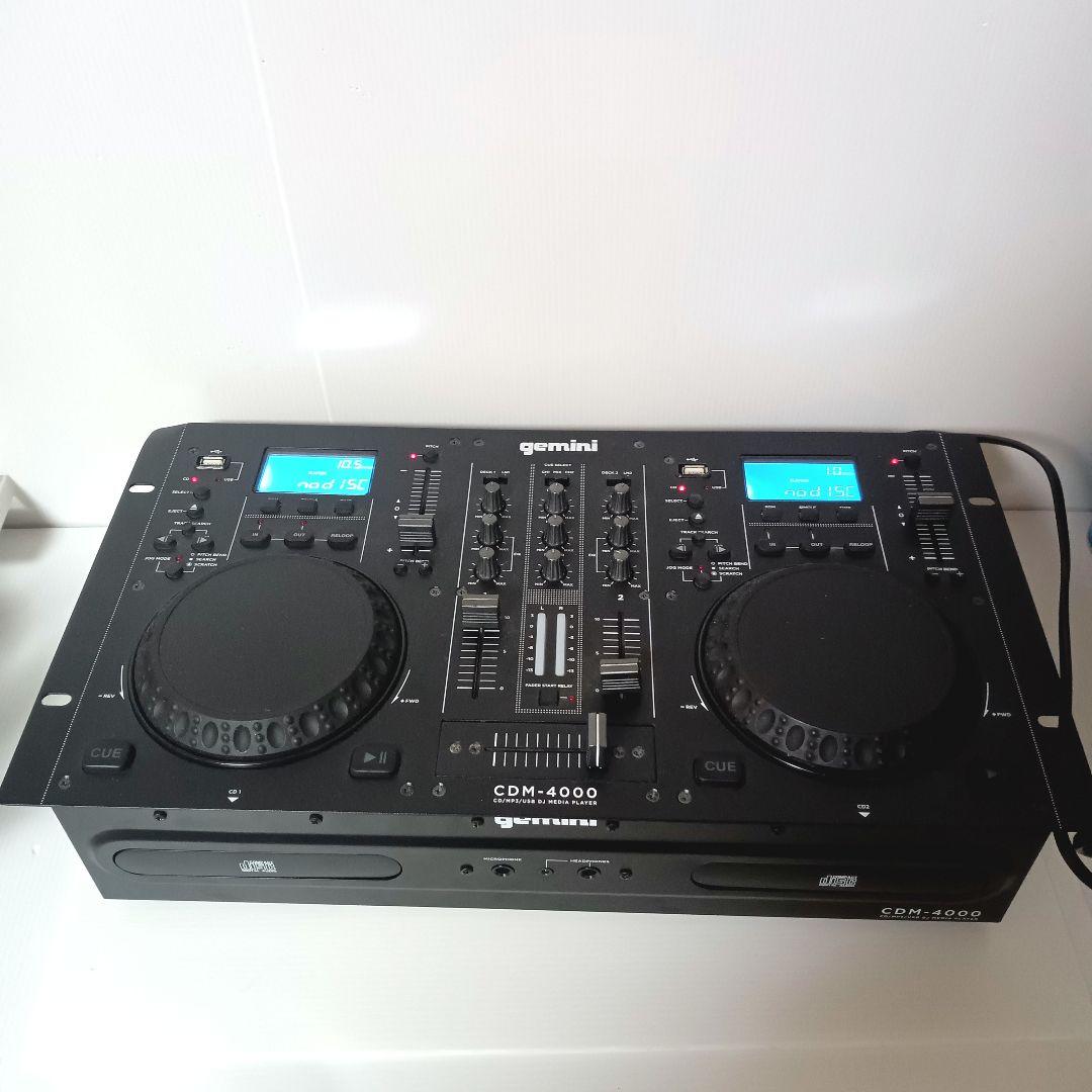 gemini オールインワン CDM-4000 CD DJプレーヤー ミキサー