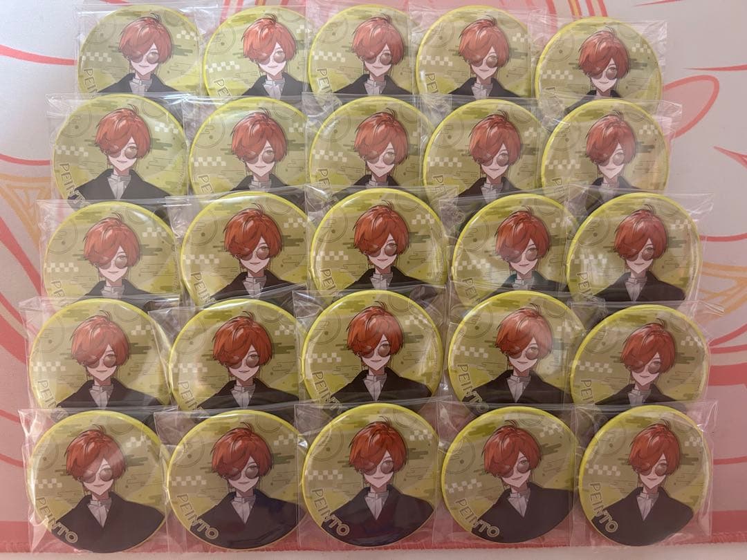 日常組 ぺいんと 和服缶バッジ ×25