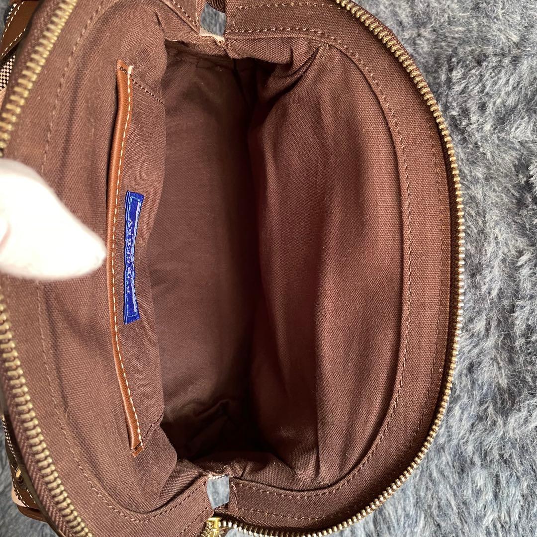 美品 希少 BURBERRY ハンドバック ピンク バーバリーチェック チェーン