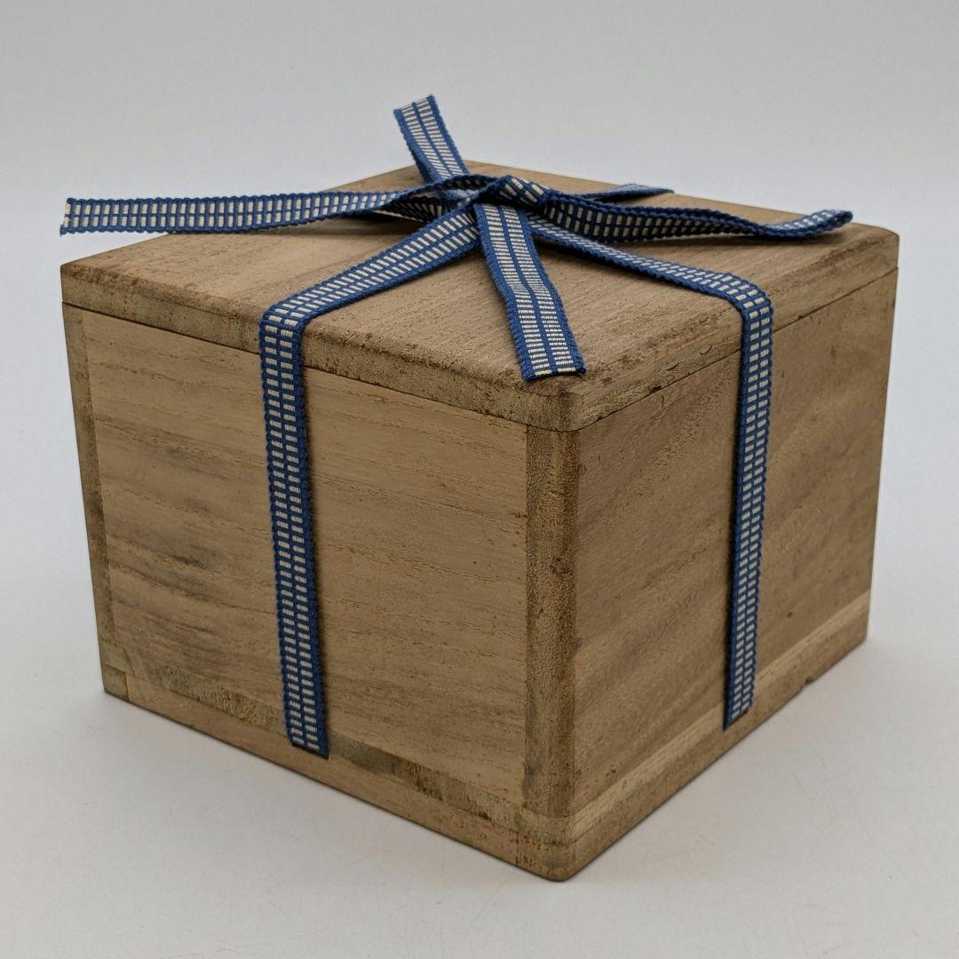 初代森陶岳 備前焼 緋襷茶盌 合箱合布 折松葉印 抹茶碗 抹茶茶碗 茶道具 茶器