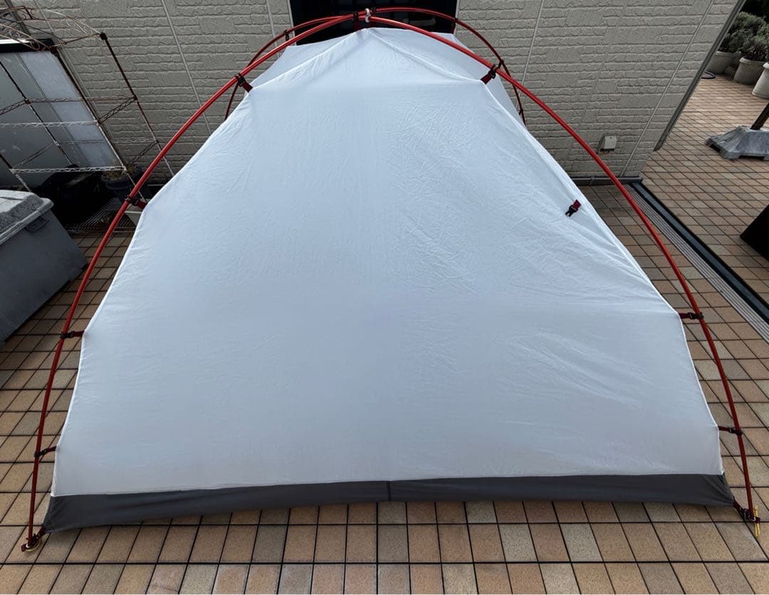 モンベルステラリッジ4テント、レインフライ、グランドシート