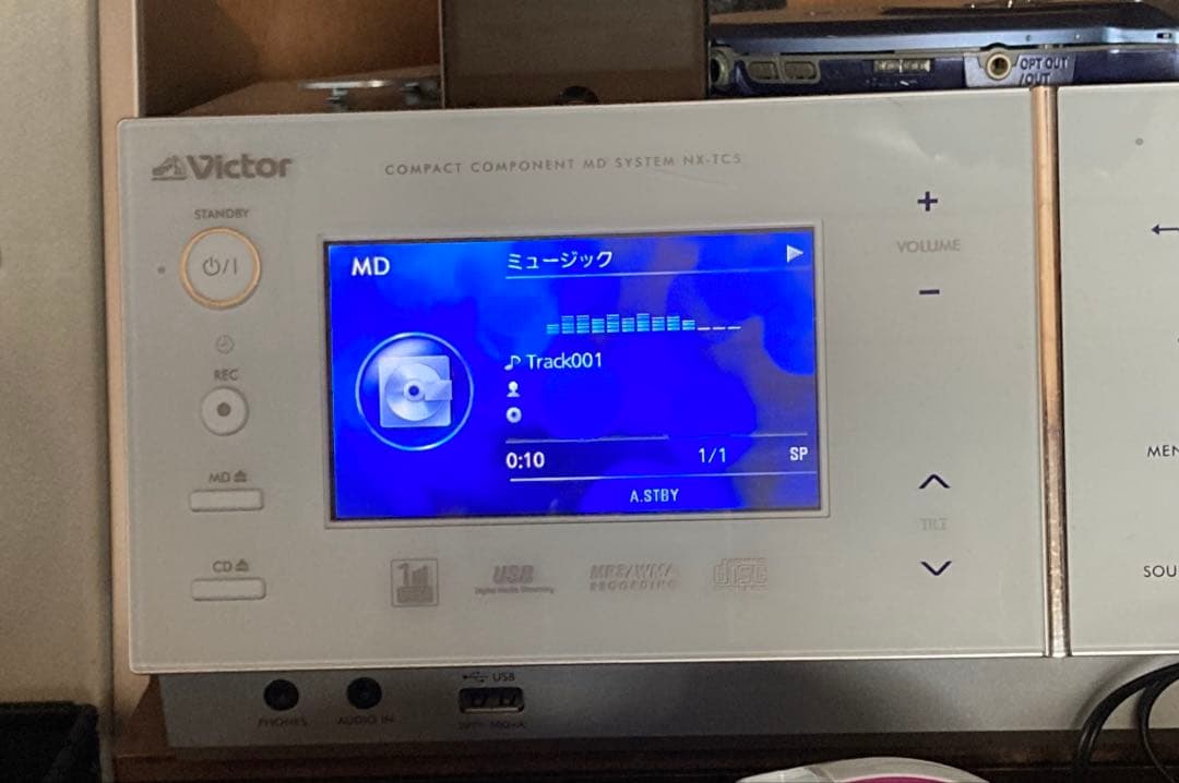 Victor コンポ　NX-TC5 CD/iPod/USB/MD/1seg/他