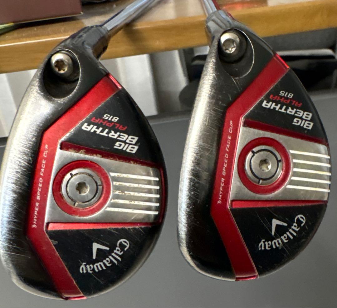 Ａ５部 キャロウェイビッグバーサ　アルファ815 ユーティリティ2本セット