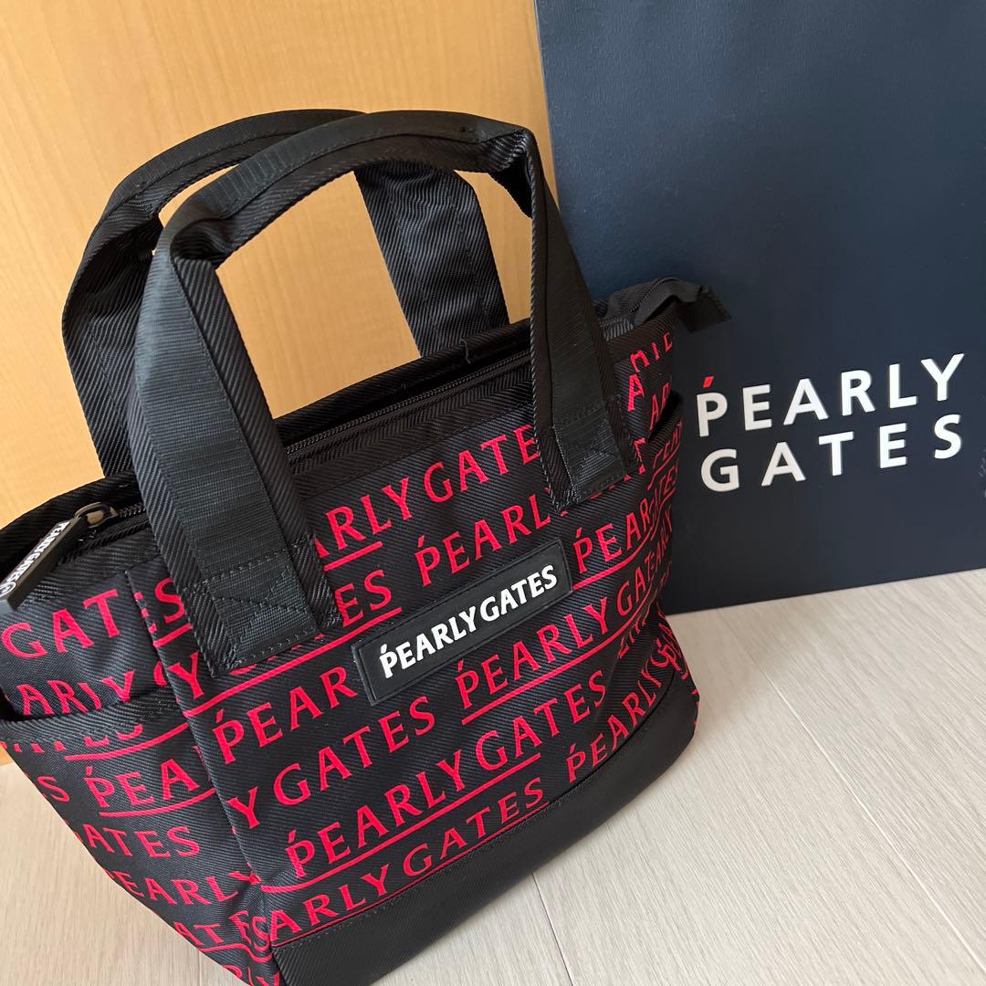 パーリーゲイツ　メゾンロゴ　カートバッグ