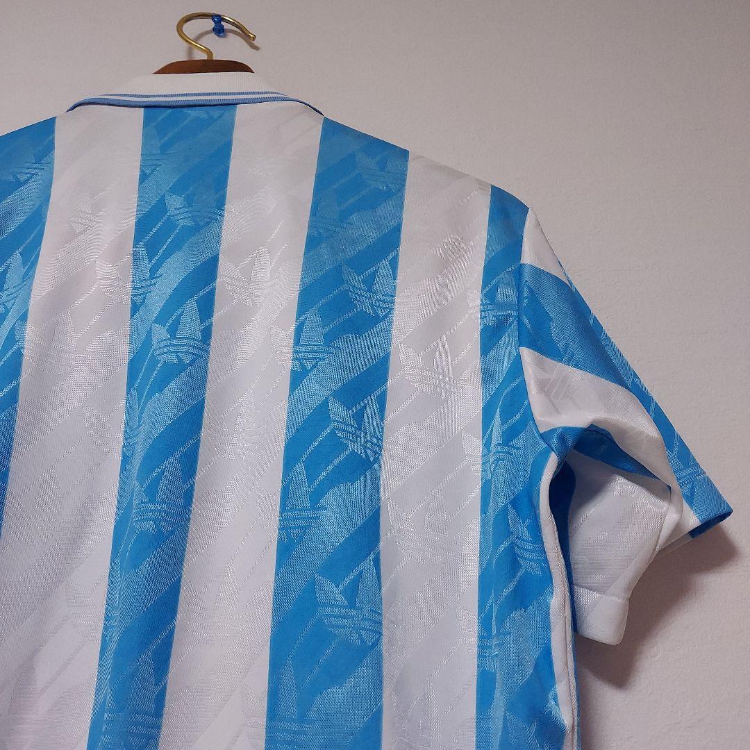 アルゼンチン代表ユニフォーム　日本製　古着　激レア希少　サイズO　デサント