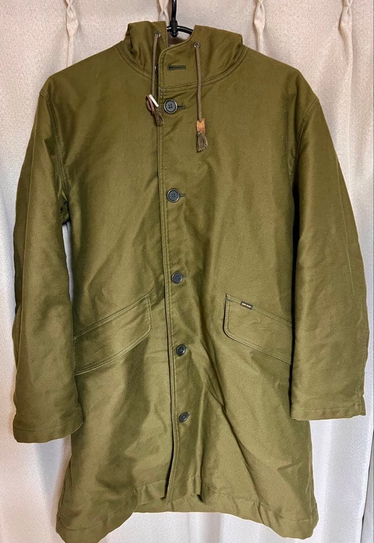 IRON HEART ロングコート 日本製 アルパカ ミリタリーモッズ XL