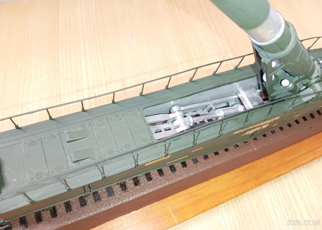 ドイツ列車砲 K5(E)レオポルド　展示台付き②