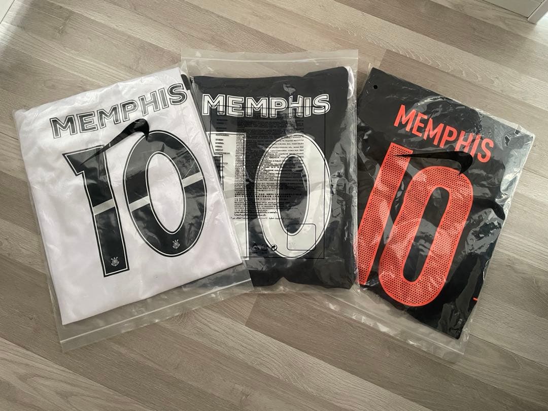 [新品]コリンチャンスのユニフォーム3前セット#MEMPHIS 10番25/26