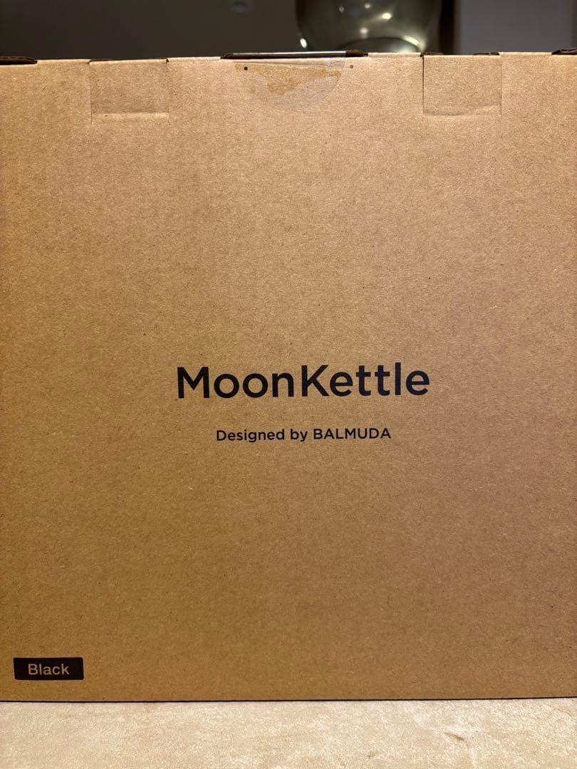 【新品未開封】BALMUDA MoonKettle ブラック 電気ケトル