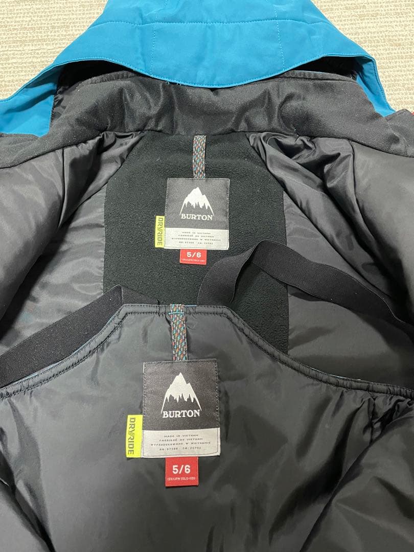 BURTON スノーボードウェア 5/6 ジャケットとパンツセット