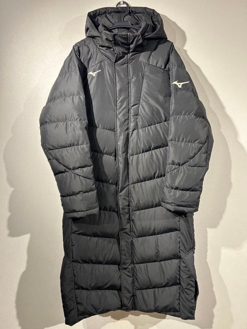 ミズノ ダウンベンチコート ロングベンチコート