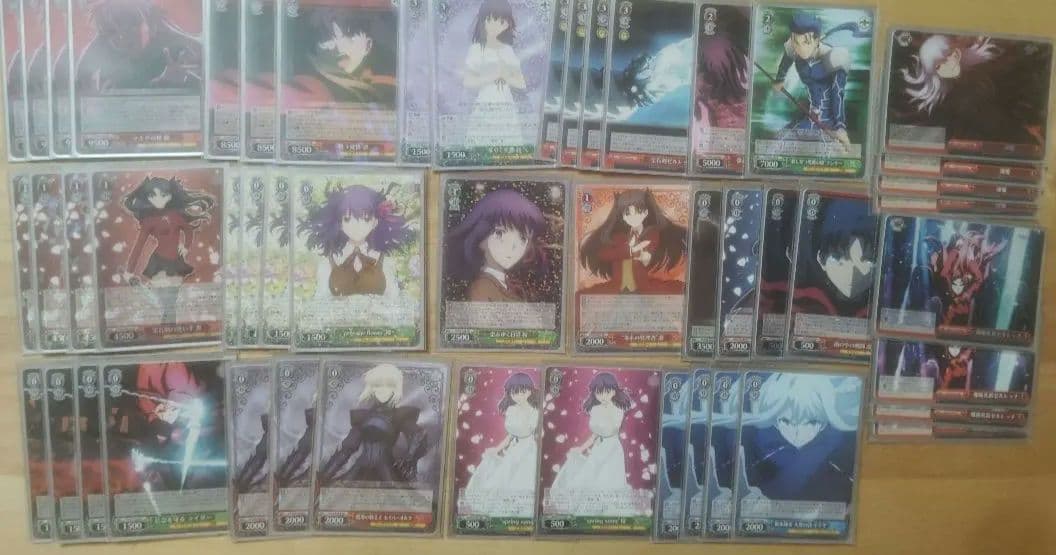 スリーブ付き　Fateデッキ　ヴァイスシュヴァルツ