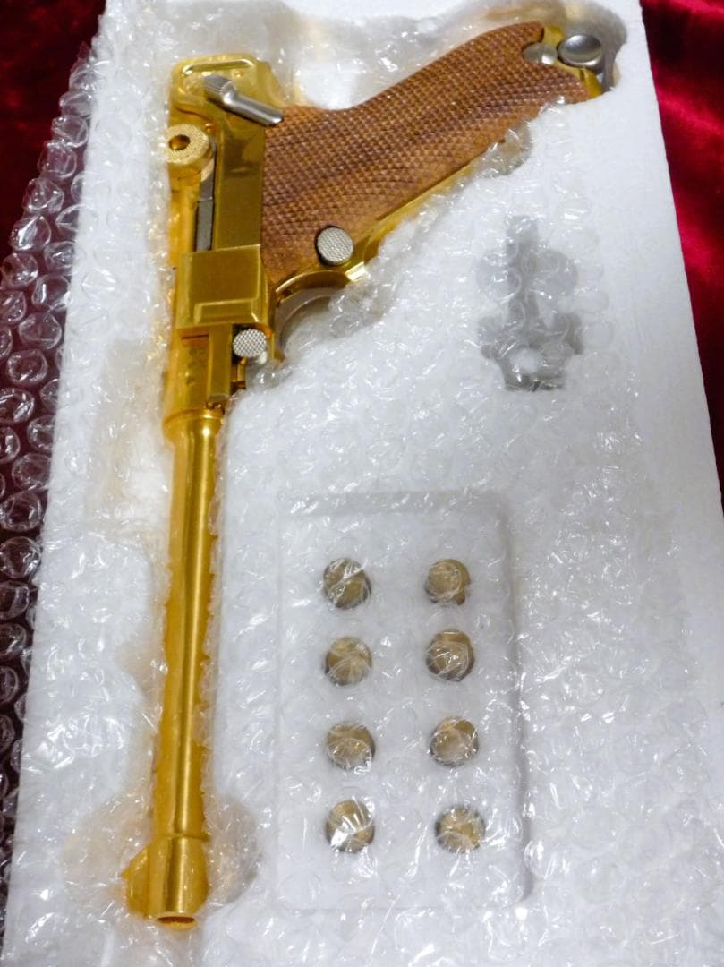 マルシン ルガー P08 MARINE Luger 木製グリップ金属モデルガン