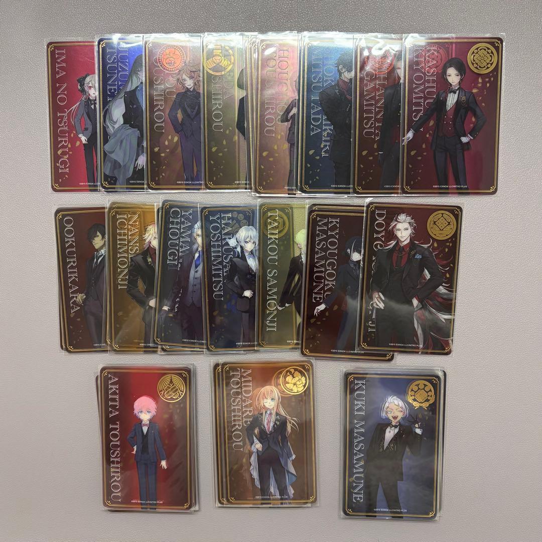 【刀剣乱舞】大本丸博 箔押しカード 54枚