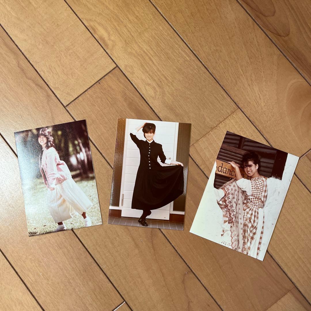 中森明菜　ポートレート　写真3枚セット