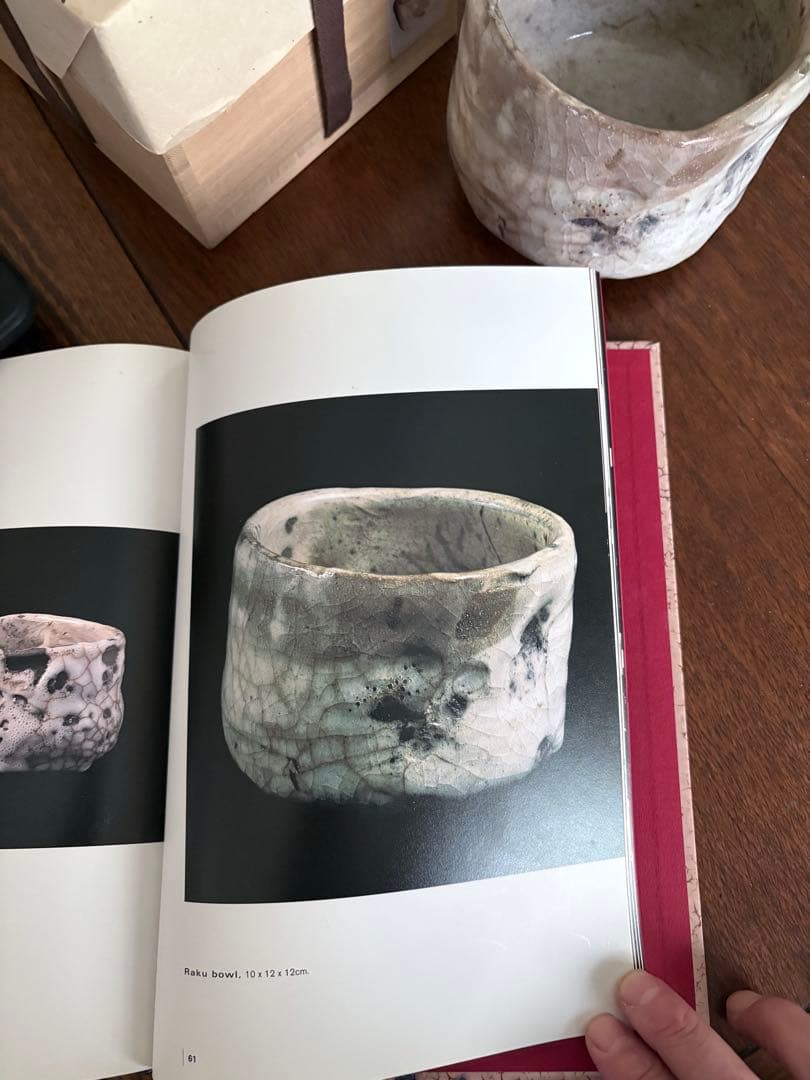 鯉江良二 白楽茶碗 作品集掲載作品