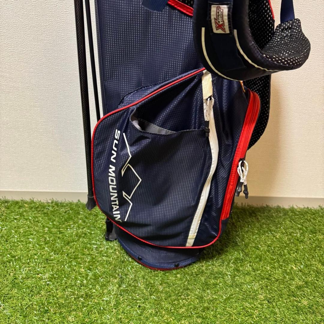 サンマウンテン カーボンスタンド キャディバッグ 8.5型 超軽量1.3kg