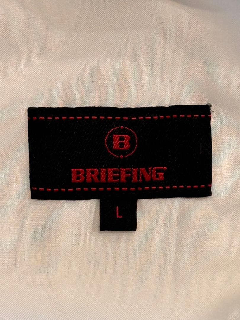 10%値下げ　Briefing L サイズ　ホワイト ゴルフパンツ メンズ
