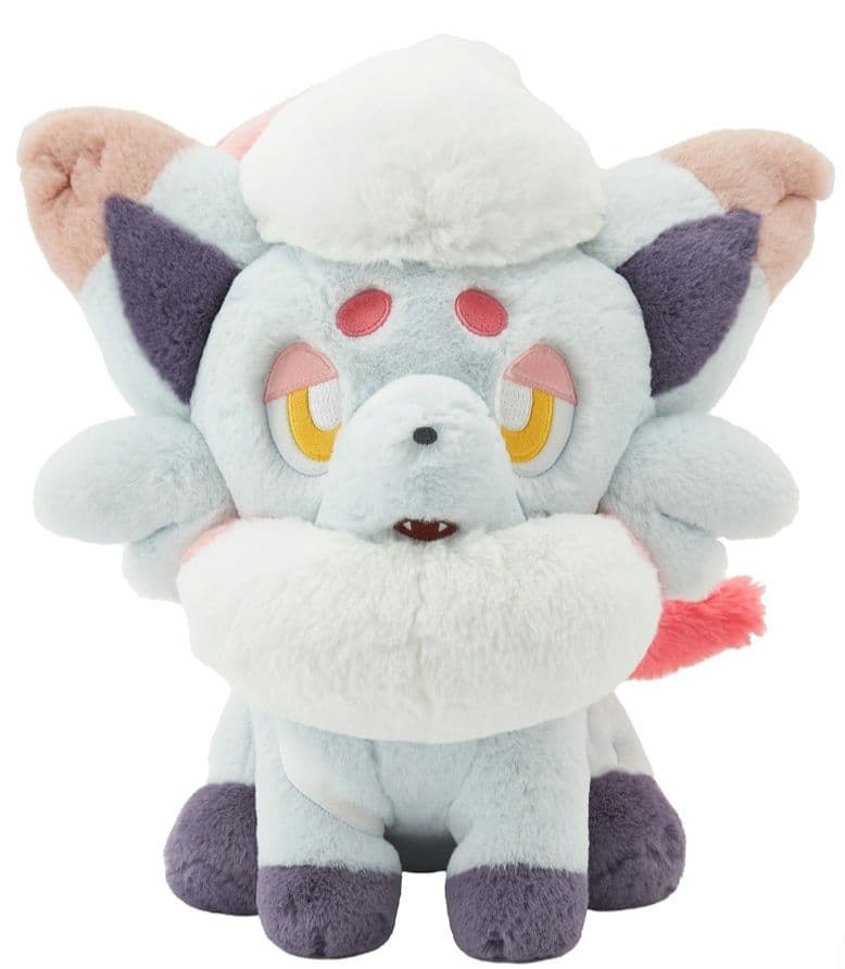 ポケモン★♥ヒスイ　ゾロア♥★ふわふわ抱き　ぬいぐるみ★ポケモンセンター