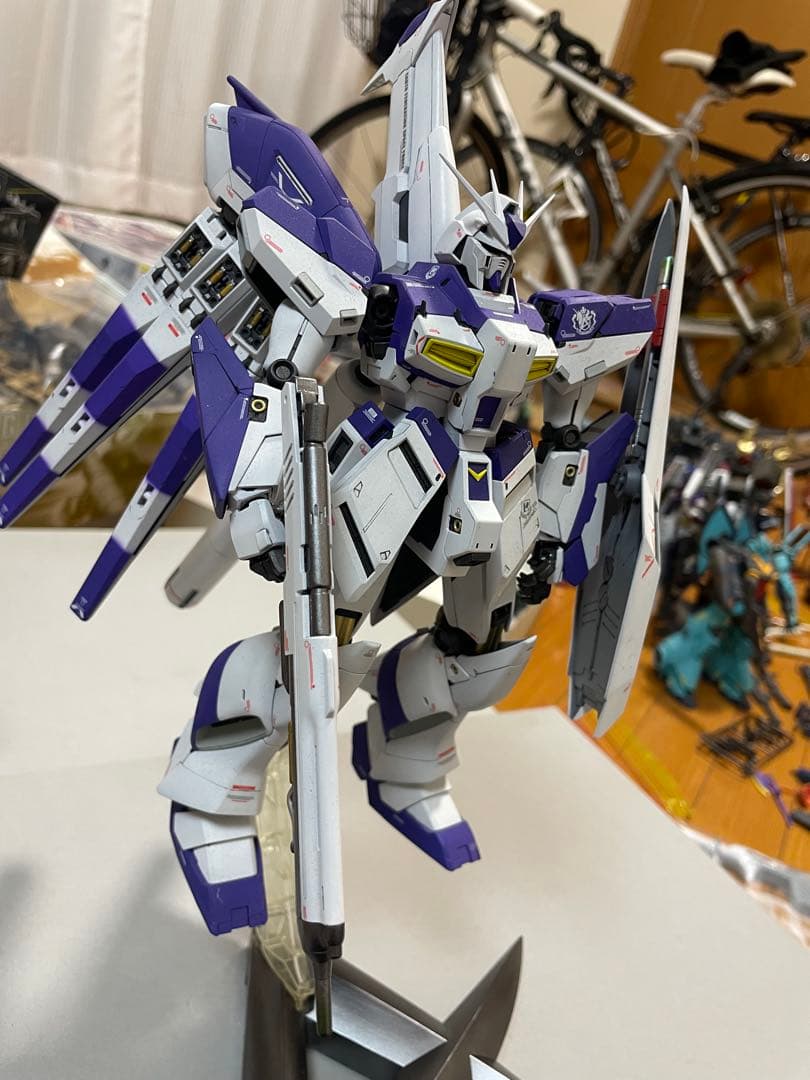 【オリジナル塗装、完成品】MG 1/100 Hi-νガンダム Ver.Ka