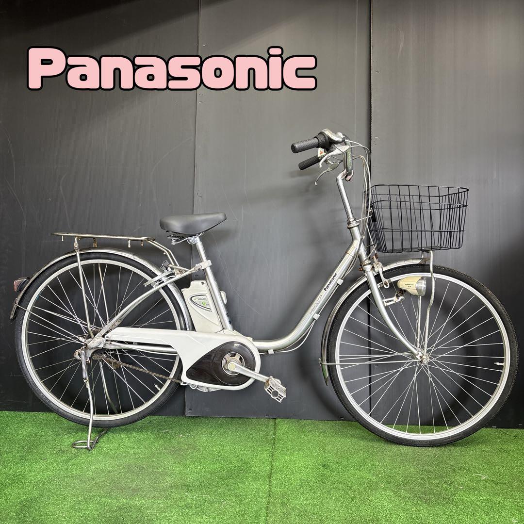 電動自転車 Panasonic Lithium vivi SS シルバー　63★