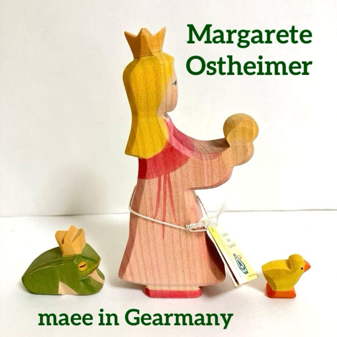 【新品】オストハイマー　カエルの王子のお姫様とカエルの王子&ひよこ　3点セット