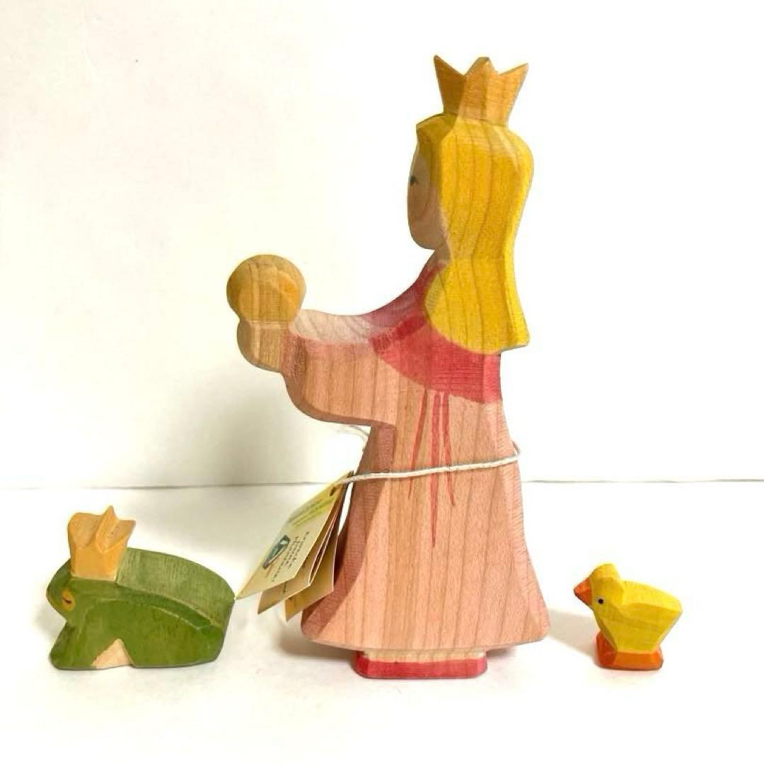 【新品】オストハイマー　カエルの王子のお姫様とカエルの王子&ひよこ　3点セット